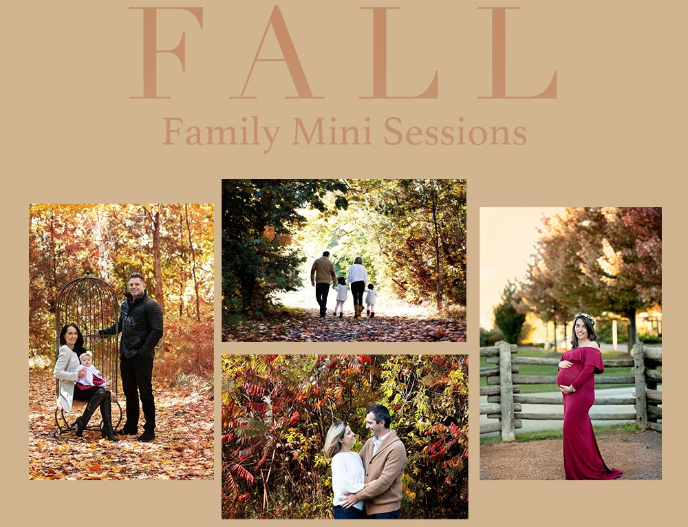 FALL 2020 FAMILY, KIDS and MATERNITY MINI SESSIONS!